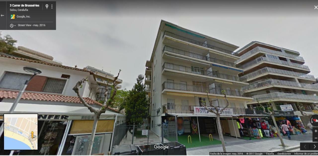 Apartamento 1 Linea De Playa + Parking! サロウ エクステリア 写真